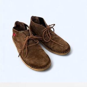 OLIBERTE leather suede chukka ankle boots hand made in Ethiopia size 36